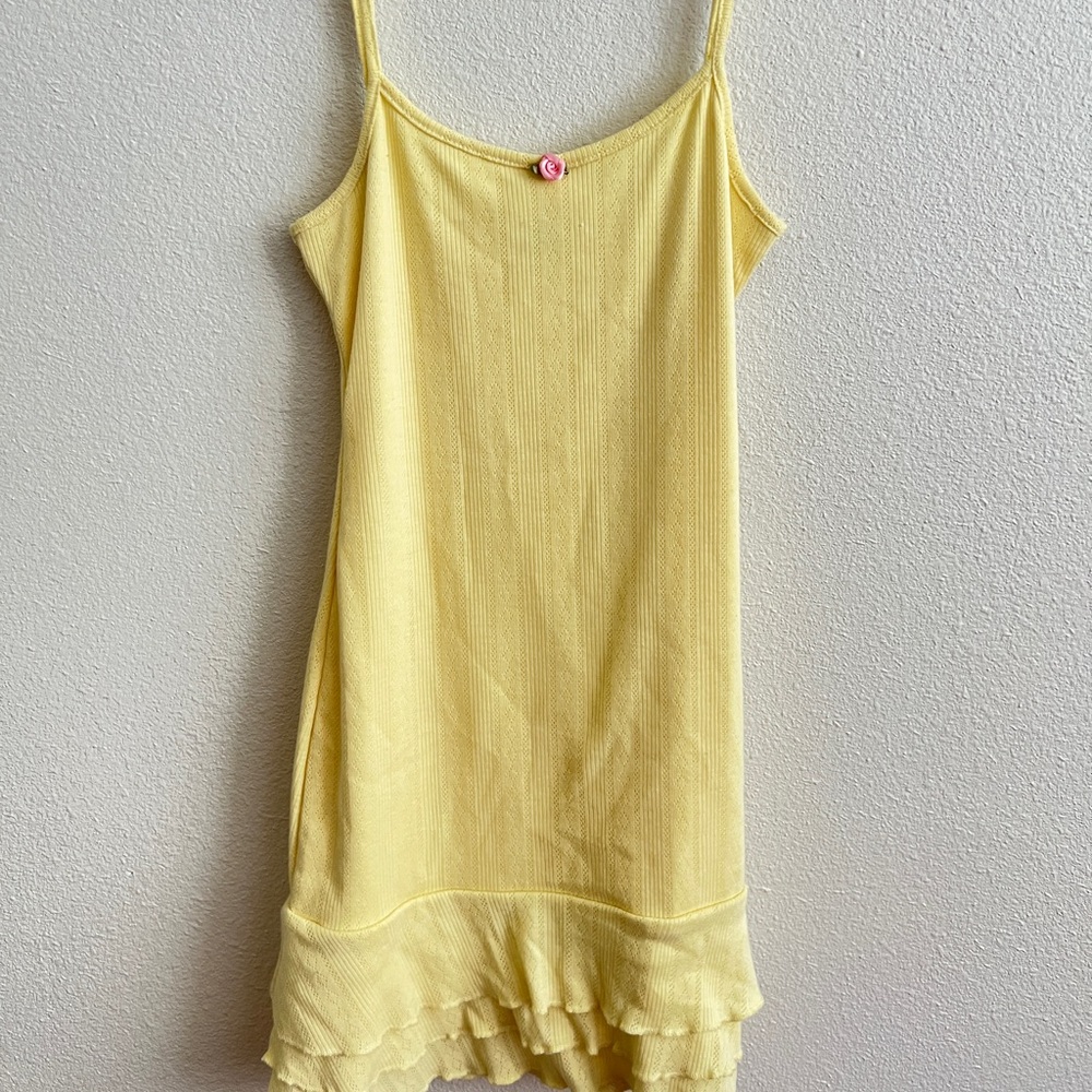 Edikted Yellow Mini Dress